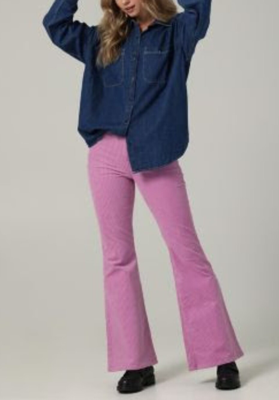 Lee Jeans Pink Flare Corduroy Pants NWT